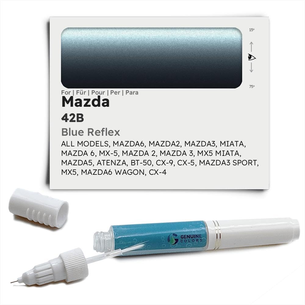 Genuine Colors Lackstift Blue Reflex 42B für Mazda Blau MAZDA6 MAZDA2 MAZDA3 Miata 6 MX-5 2 3 MX5 MAZDA5 ATENZA BT-50 CX-9 CX-5 Sport Wagon CX-4 Genuine Colors Lackstift Blue Reflex 42B für Mazda Blau MAZDA6 MAZDA2 MAZDA3 Miata 6 MX-5 2 3 MX5 MAZDA5 ATENZA BT-50 CX-9 CX-5 Sport Wagon CX-4 von Genuine Colors