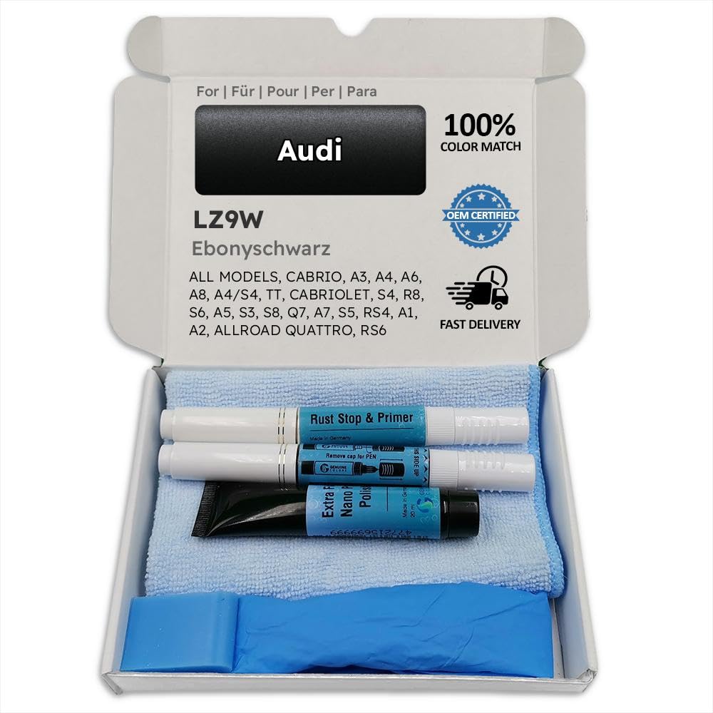 Genuine Colors Lackstift EBONYSCHWARZ LZ9W für Audi Schwarz CABRIO A3 A4 A6 A8 S4 TT CABRIOLET R8 S6 A5 S3 S8 Q7 A7 S5 RS4 A1 A2 ALLROAD QUATTRO RS6 Genuine Colors Lackstift EBONYSCHWARZ LZ9W für Audi Schwarz CABRIO A3 A4 A6 A8 S4 TT CABRIOLET R8 S6 A5 S3 S8 Q7 A7 S5 RS4 A1 A2 ALLROAD QUATTRO RS6 von Genuine Colors