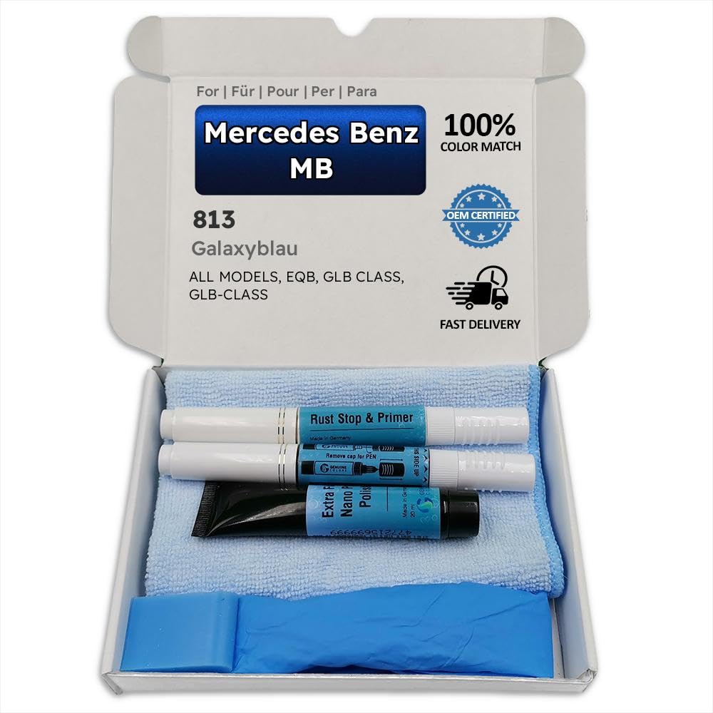 Genuine Colors Lackstift GALAXYBLAU 813 für Mercedes Benz MB Blau EQB GLB Class GLB-Class Genuine Colors Lackstift GALAXYBLAU 813 für Mercedes Benz MB Blau EQB GLB Class GLB-Class von Genuine Colors