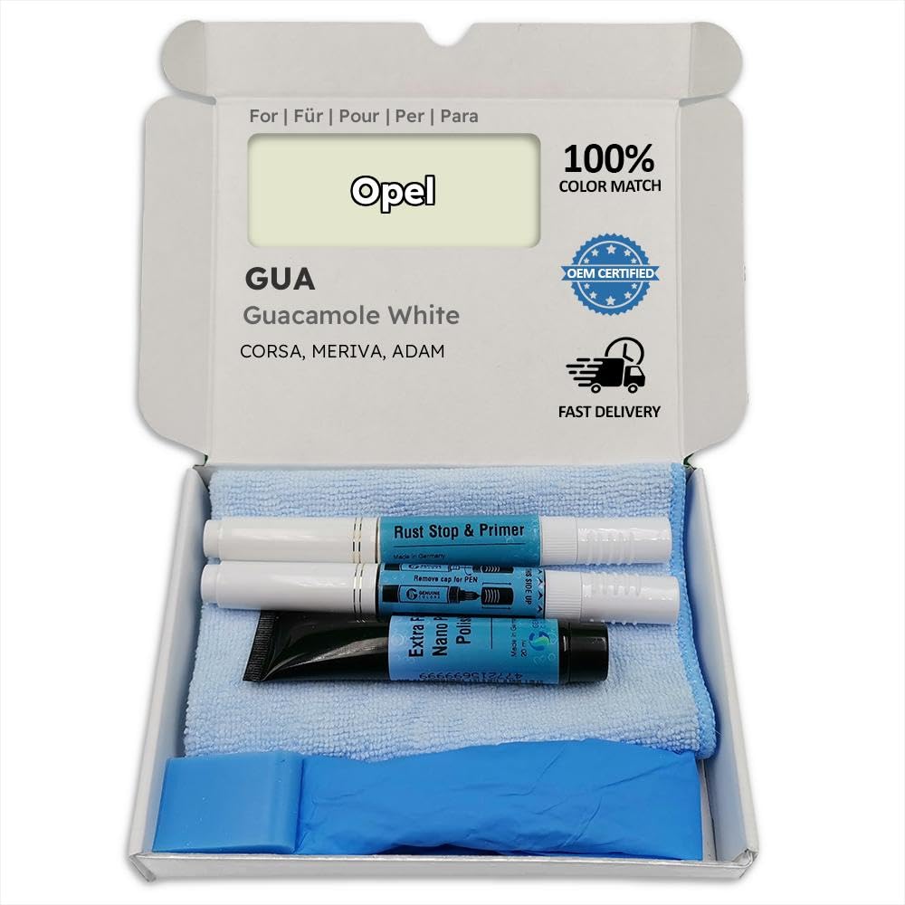 Genuine Colors Lackstift GUACAMOLE WHITE GUA für Opel Weiß CORSA MERIVA ADAM Genuine Colors Lackstift GUACAMOLE WHITE GUA für Opel Weiß CORSA MERIVA ADAM von Genuine Colors