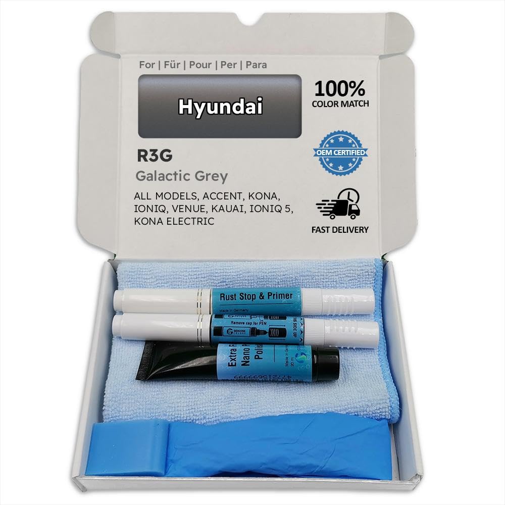 Genuine Colors Lackstift Galactic Grey R3G für Hyundai Grau Accent KONA IONIQ Venue Kauai 5 Electric Genuine Colors Lackstift Galactic Grey R3G für Hyundai Grau Accent KONA IONIQ Venue Kauai 5 Electric von Genuine Colors