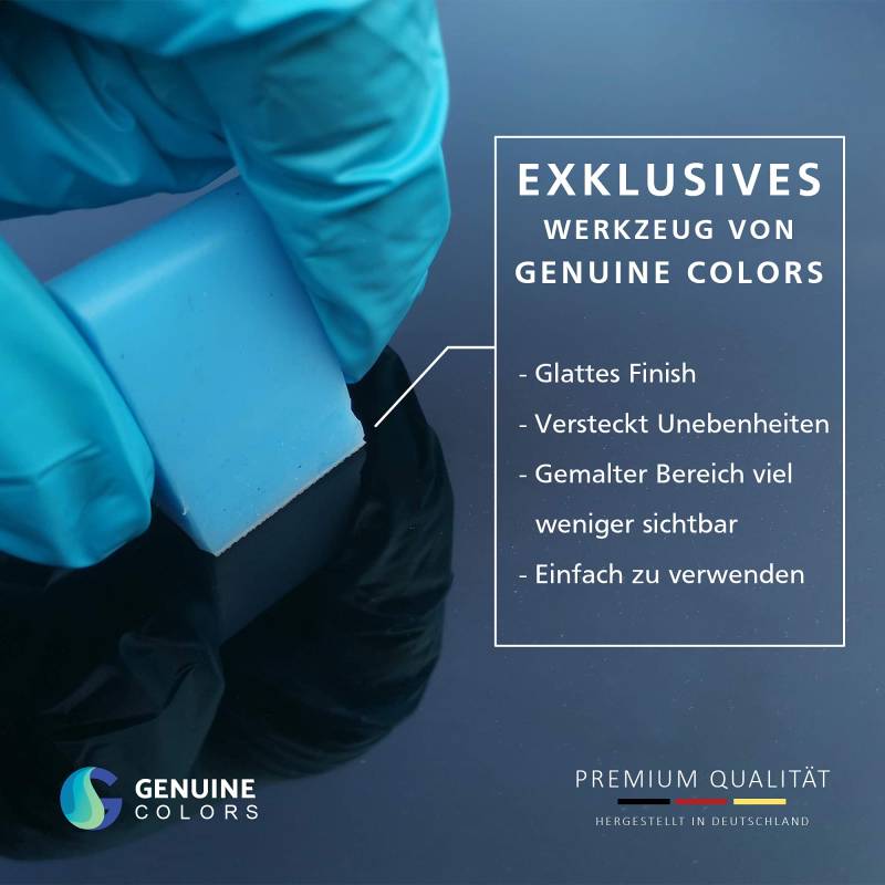 Genuine Colors Lackstift JASPISBLAU (STRAHLBLAU) 5345 Kompatibel/Ersatz für Mercedes Benz MB Blau von Genuine Colors