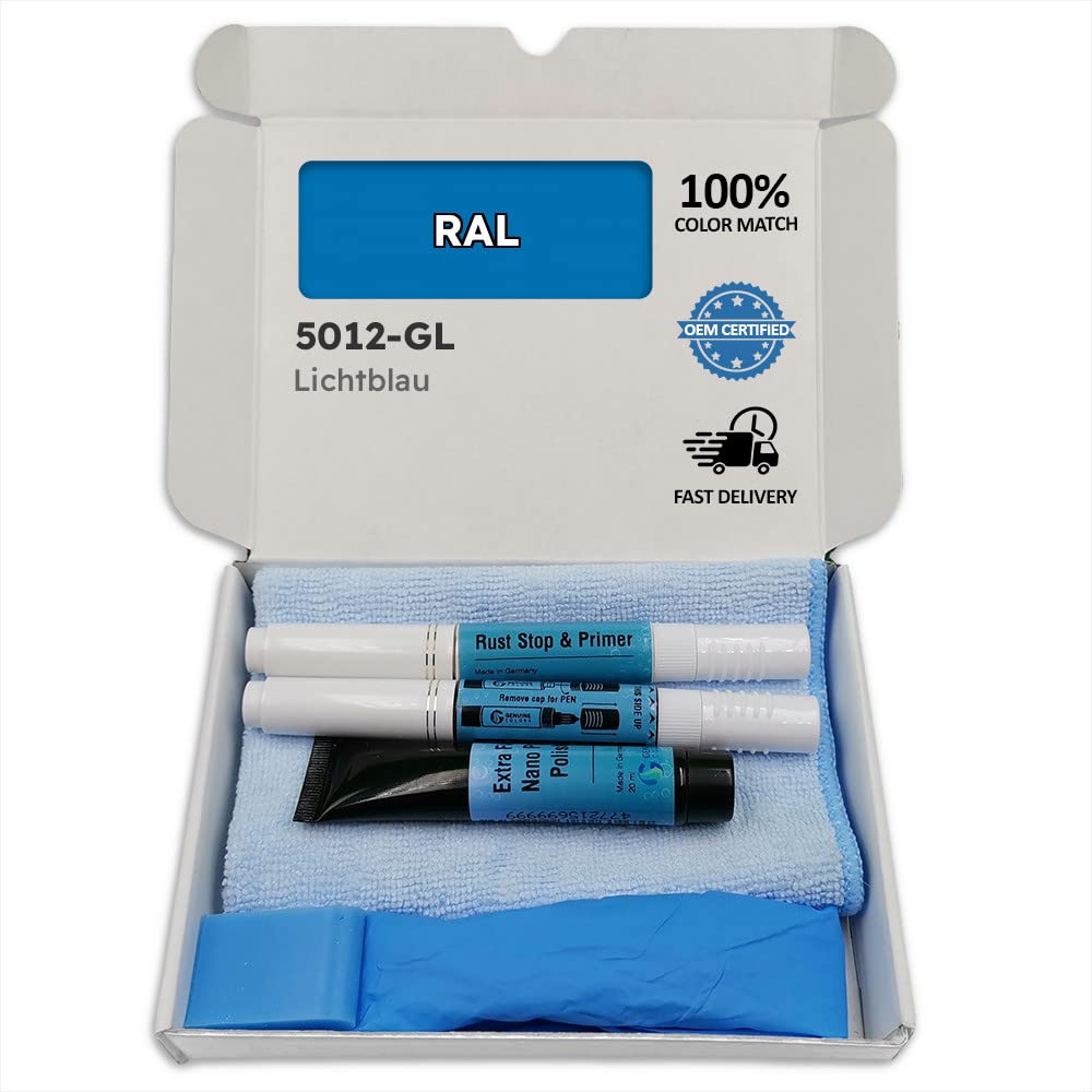 Genuine Colors Lackstift LICHTBLAU 5012-GL für RAL Blau Genuine Colors Lackstift LICHTBLAU 5012-GL für RAL Blau von Genuine Colors