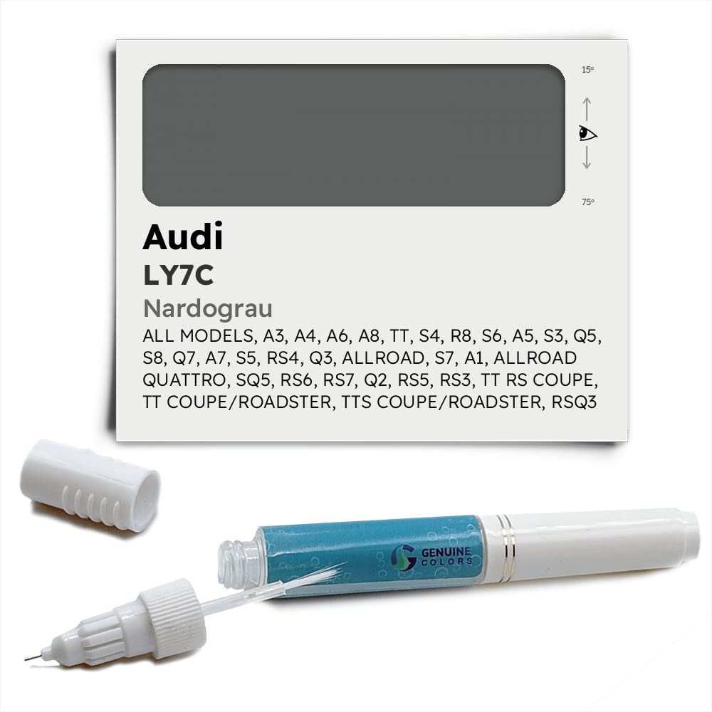 Genuine Colors Lackstift NARDOGRAU LY7C für Audi Grau A3 A4 A6 A8 TT S4 R8 S6 A5 S3 Q5 S8 Q7 A7 S5 RS4 Q3 ALLROAD S7 A1 Quattro SQ5 RS6 RS7 Q2 RS5 RS3 RS Coupe Roadster TTS RSQ3 Genuine Colors Lackstift NARDOGRAU LY7C für Audi Grau A3 A4 A6 A8 TT S4 R8 S6 A5 S3 Q5 S8 Q7 A7 S5 RS4 Q3 ALLROAD S7 A1 Quattro SQ5 RS6 RS7 Q2 RS5 RS3 RS Coupe Roadster TTS RSQ3 von Genuine Colors