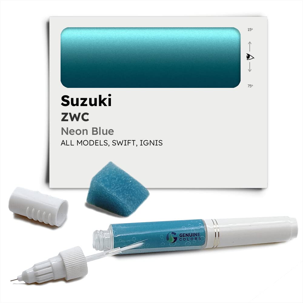 Genuine Colors Lackstift NEON BLUE ZWC Kompatibel/Ersatz für Suzuki Blau von Genuine Colors