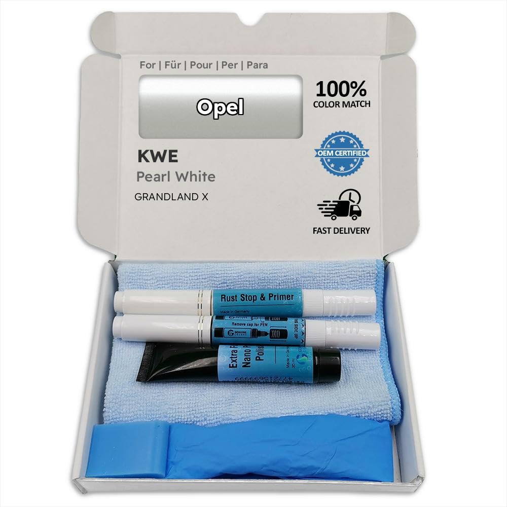 Genuine Colors Lackstift Pearl White KWE für Opel Weiß GRANDLAND X Genuine Colors Lackstift Pearl White KWE für Opel Weiß GRANDLAND X von Genuine Colors