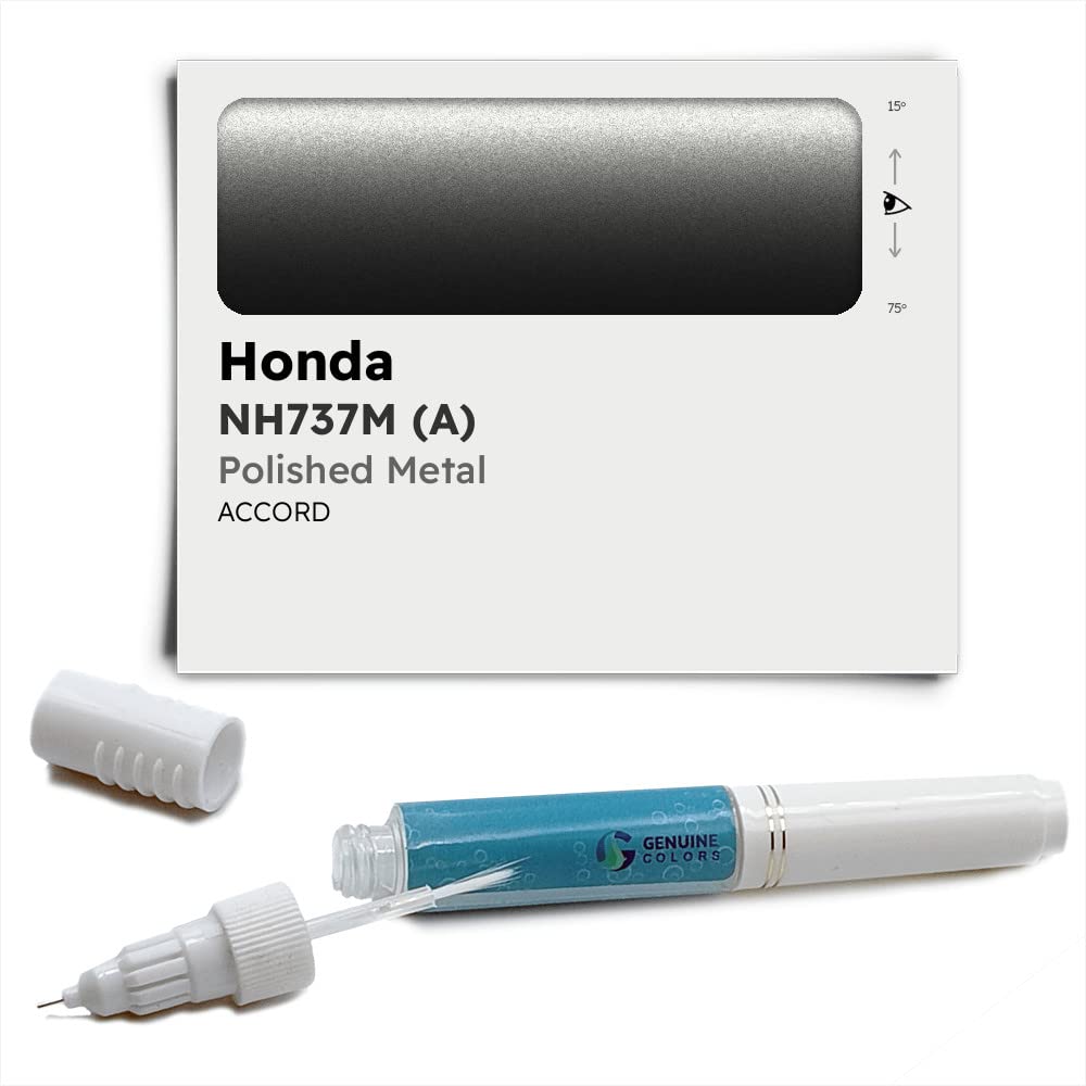 Genuine Colors Lackstift POLISHED METAL NH737M (A) Kompatibel/Ersatz für Honda Silber von Genuine Colors