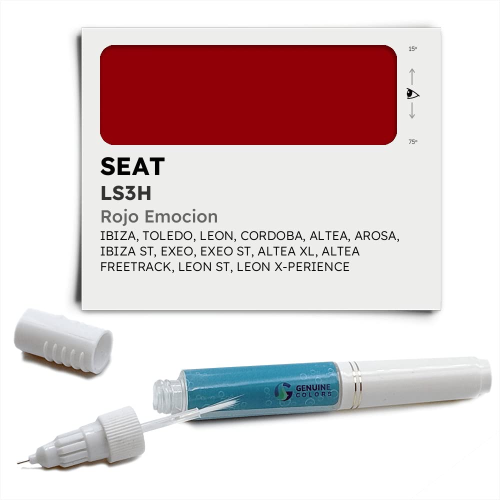 Genuine Colors Lackstift Rojo EMOCION LS3H Kompatibel/Ersatz für SEAT Rot von Genuine Colors