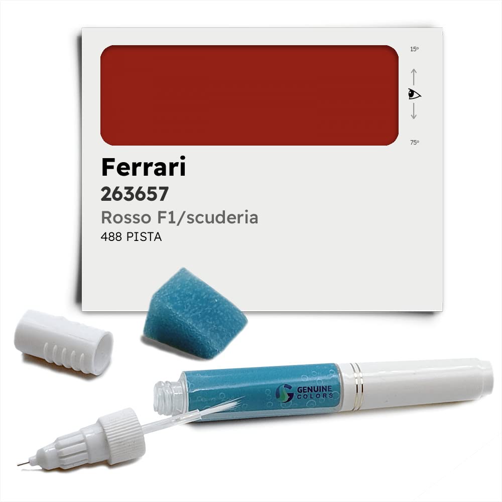 Genuine Colors Lackstift ROSSO F1/SCUDERIA 263657 Kompatibel/Ersatz für Ferrari Rot von Genuine Colors