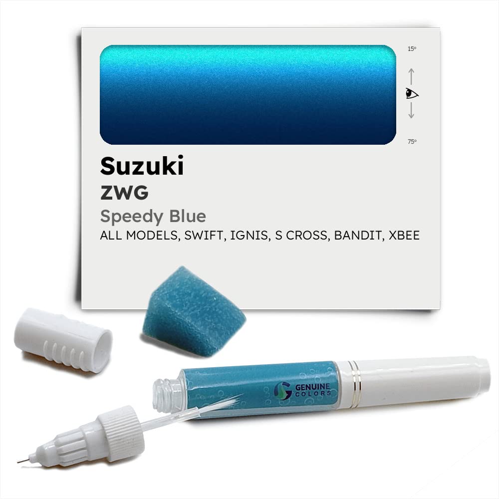 Genuine Colors Lackstift SPEEDY BLUE ZWG Kompatibel/Ersatz für Suzuki Blau von Genuine Colors