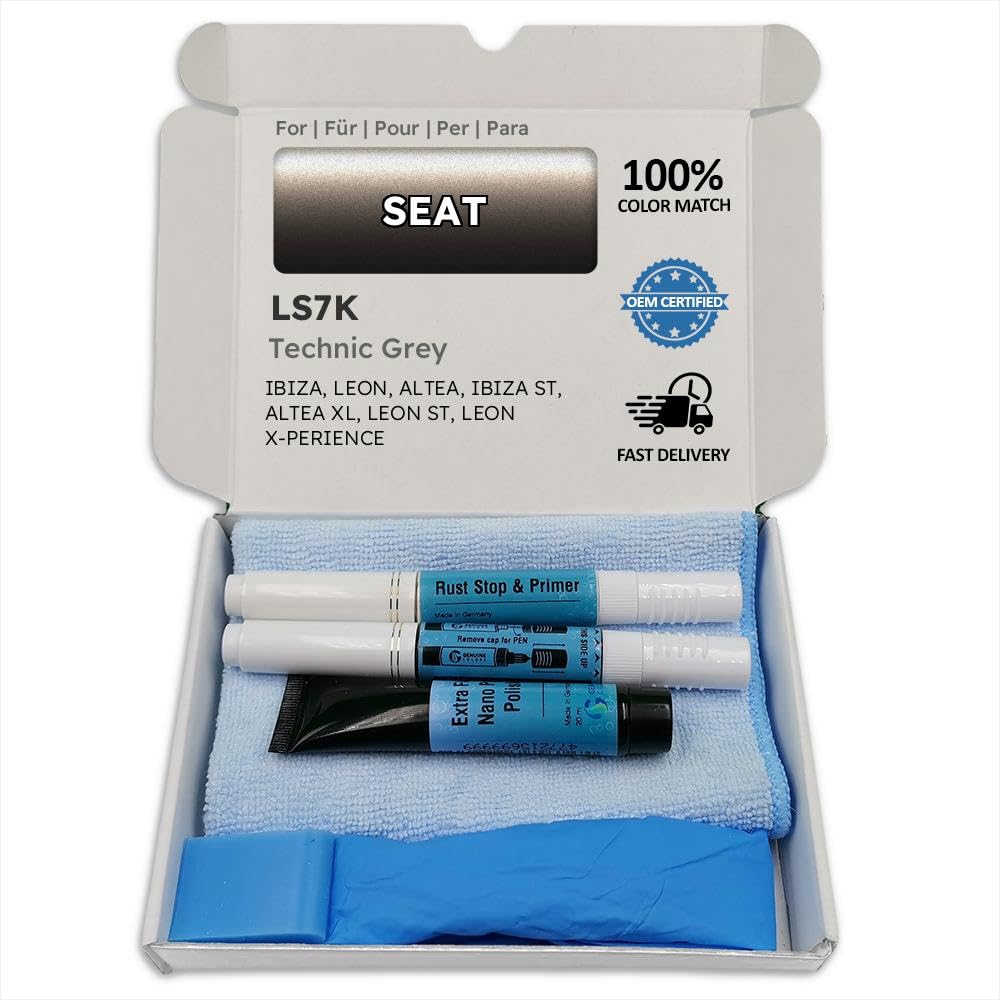 Genuine Colors Lackstift TECHNIC GREY LS7K für SEAT Grau IBIZA LEON ALTEA ST XL X-PERIENCE Genuine Colors Lackstift TECHNIC GREY LS7K für SEAT Grau IBIZA LEON ALTEA ST XL X-PERIENCE von Genuine Colors