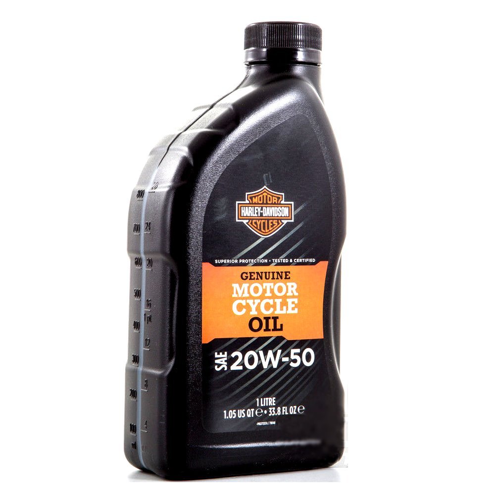 Original Harley-Davidson Öl Motorenöl SAE 20W50 mineralisch 1000 ml von Genuine Motorcycle oil