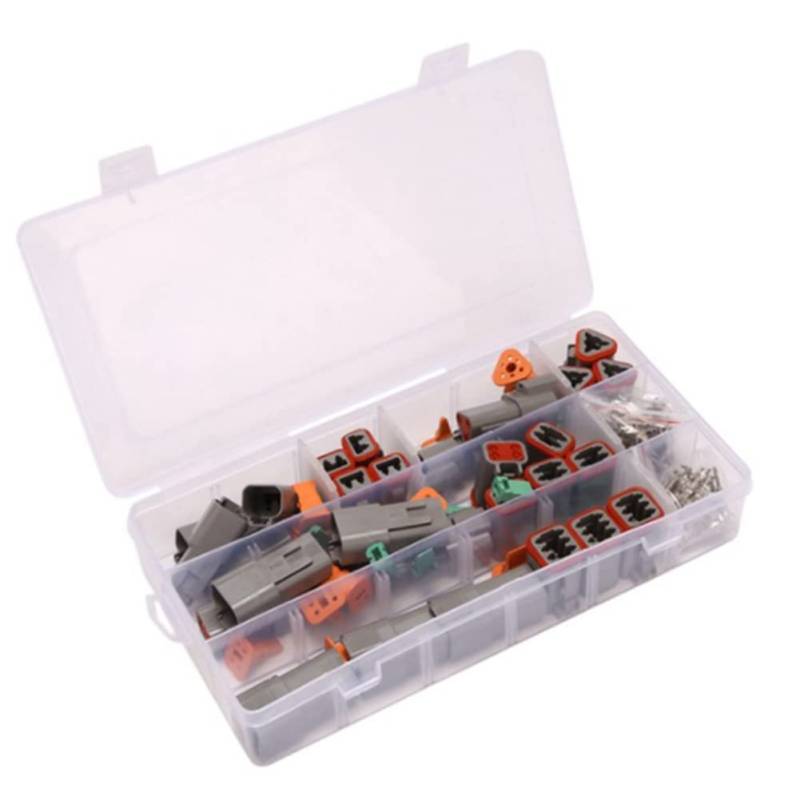 Geofray 1 Box für Deutsch DT Serie Wasserdichtes Kabel Verbinder Kit DT06-2 3 4 6S DT04-2 3 4 6P Automotive Versiegelter Stecker von Geofray
