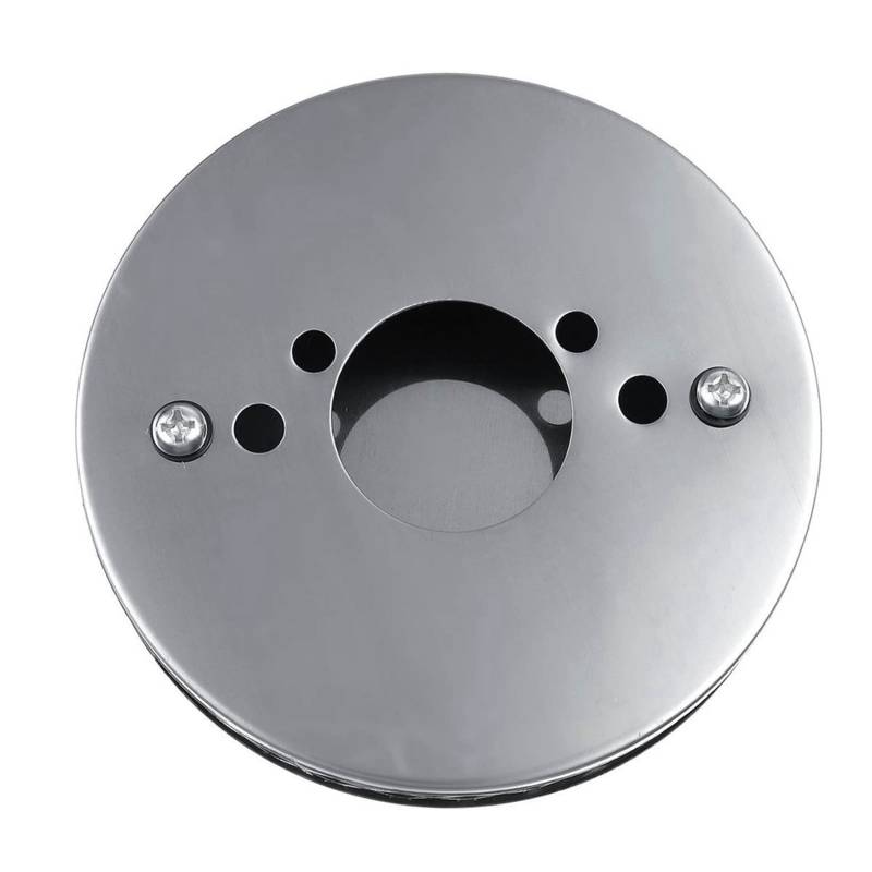 Geofray 1 STÜCK Auto Chrome Pfannkuchen Hoher Luft Strom Luft Filter für Alle 1,25 SU HS2 Vergaser 14X3Cm von Geofray