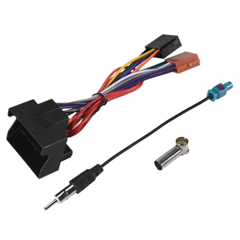 Geofray Auto Radio Audio ISO Strom Kabel Baumkabel für 207 307 407 für C2 C5 Radio Antennen Kabel Adapter von Geofray