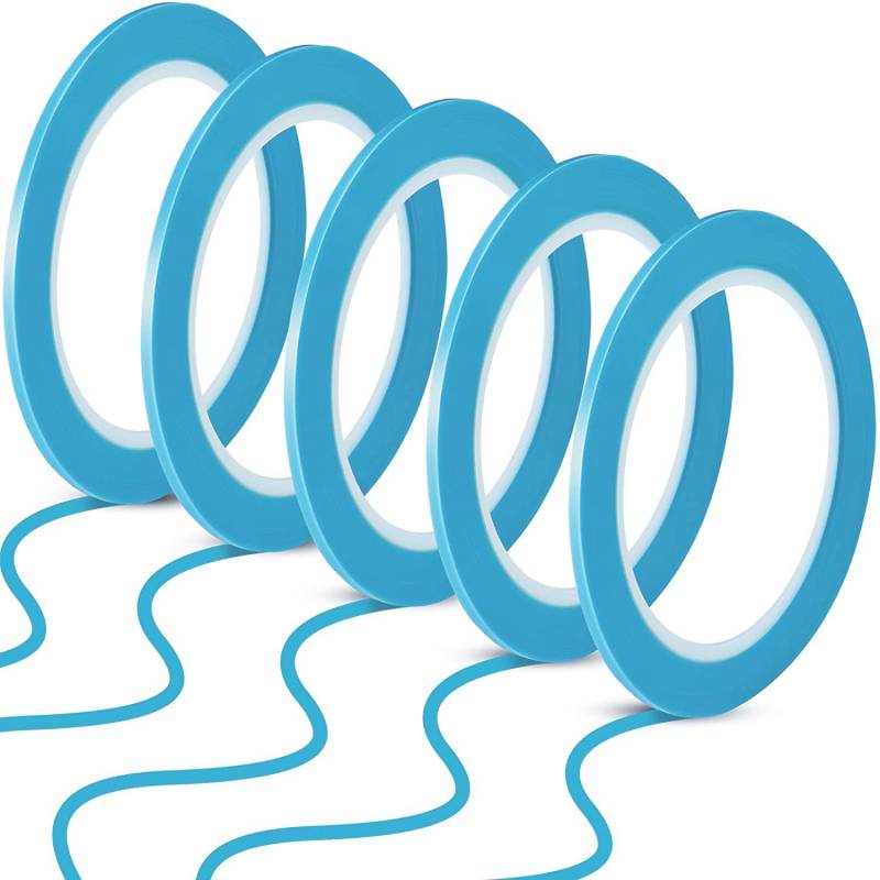Geofray Fine Line Tapes 1/8 3Mm Vinyl Feine Linie Maskierung Band für Kurven Auto Lackierer, 33 Meter für Rolle von Geofray