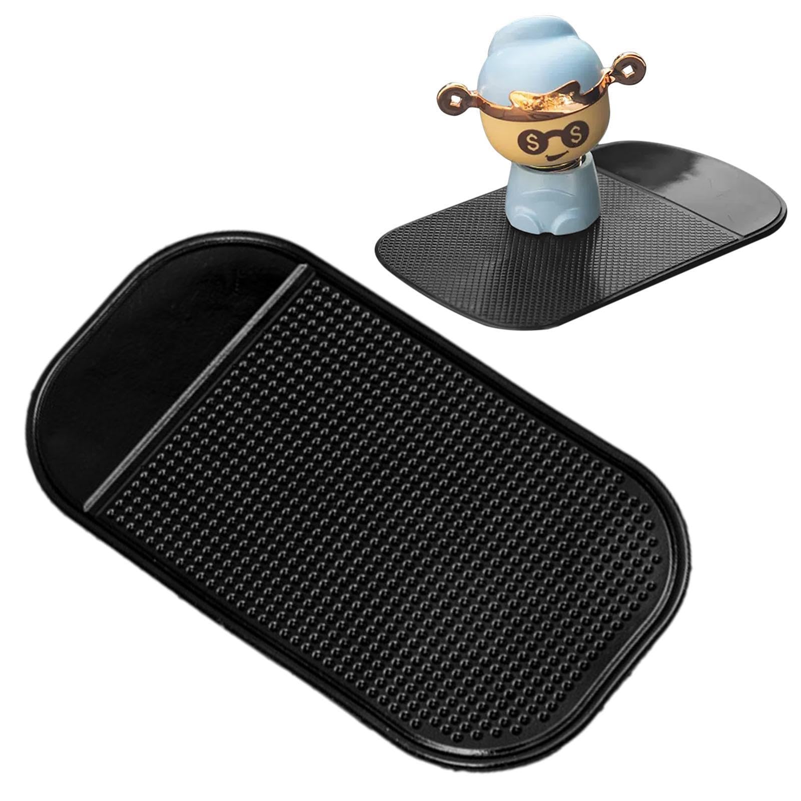 Geonoy Armaturenbrett-Handyhalterung, Armaturenbrett-Halterung, Anti-Rutsch-Pad, selbstklebende Matte für Handy, Schlüssel Geonoy Armaturenbrett-Handyhalterung, Armaturenbrett-Halterung, Anti-Rutsch-Pad, selbstklebende Matte für Handy, Schlüssel von Geonoy