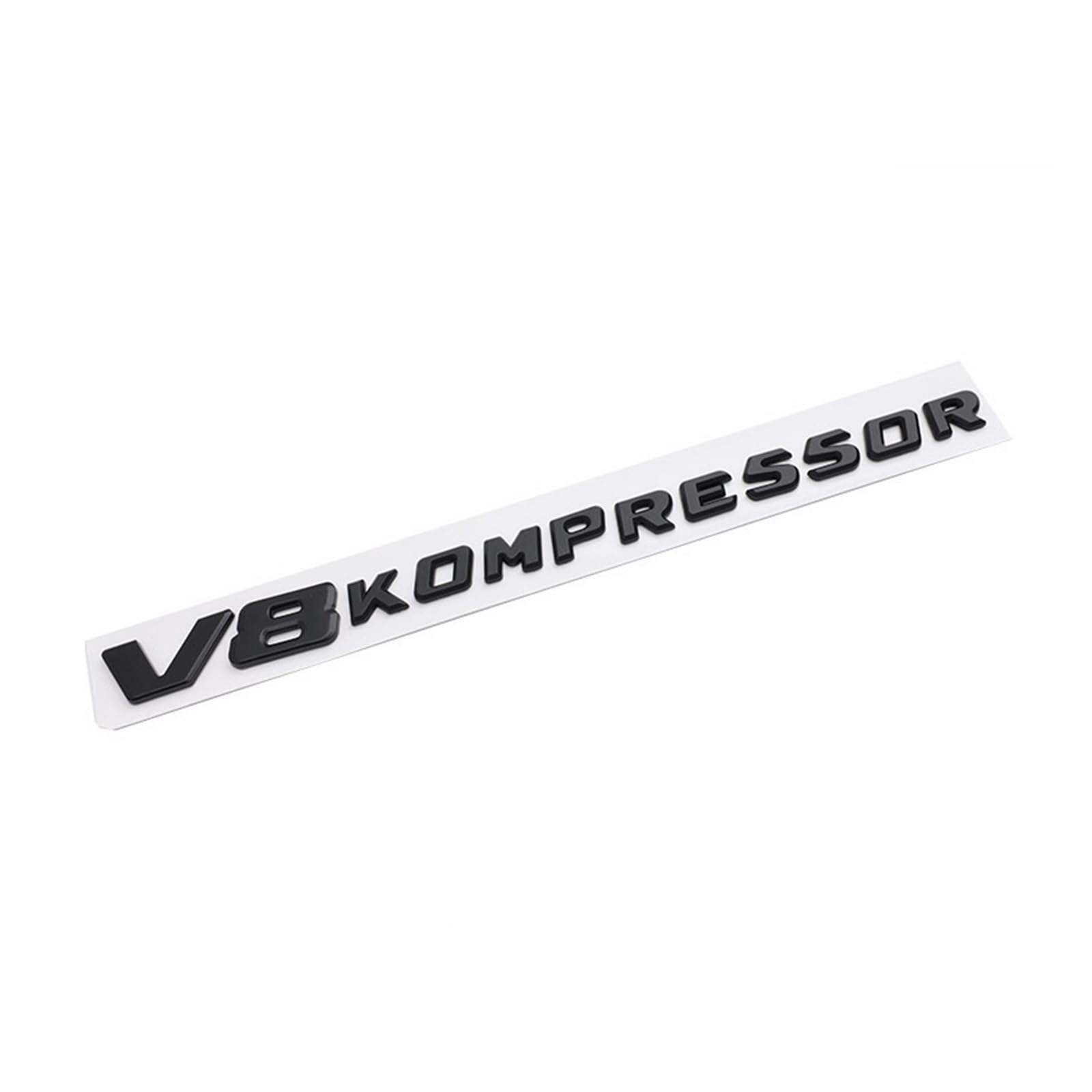 GeRRiT yzw6688 3D ABS Auto Aufkleber V6 V8 Kompressor Wort Hinten Zeichen Emblem Abzeichen Auto Körper Kotflügel Hinten Stamm Upgrade Version zubehör Neue (Color : V8 Black-Matte) von GerRit