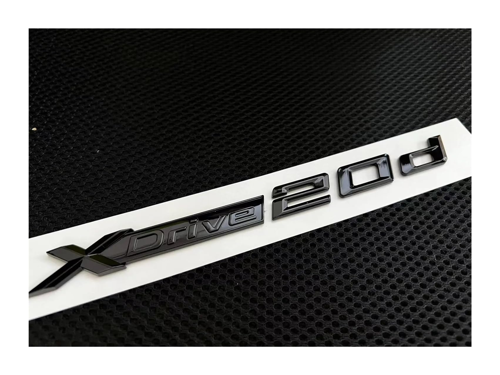 yzw6688 1X ABS glänzend schwarz Auto XDrive Emblem Zieraufkleber X Drive 18d 20d 25d 28d 30d 35d 40d 48d 50d 55d Kompatibel mit X1 X3 X5 X6 usw (Color : Xdrive 20d) von GerRit