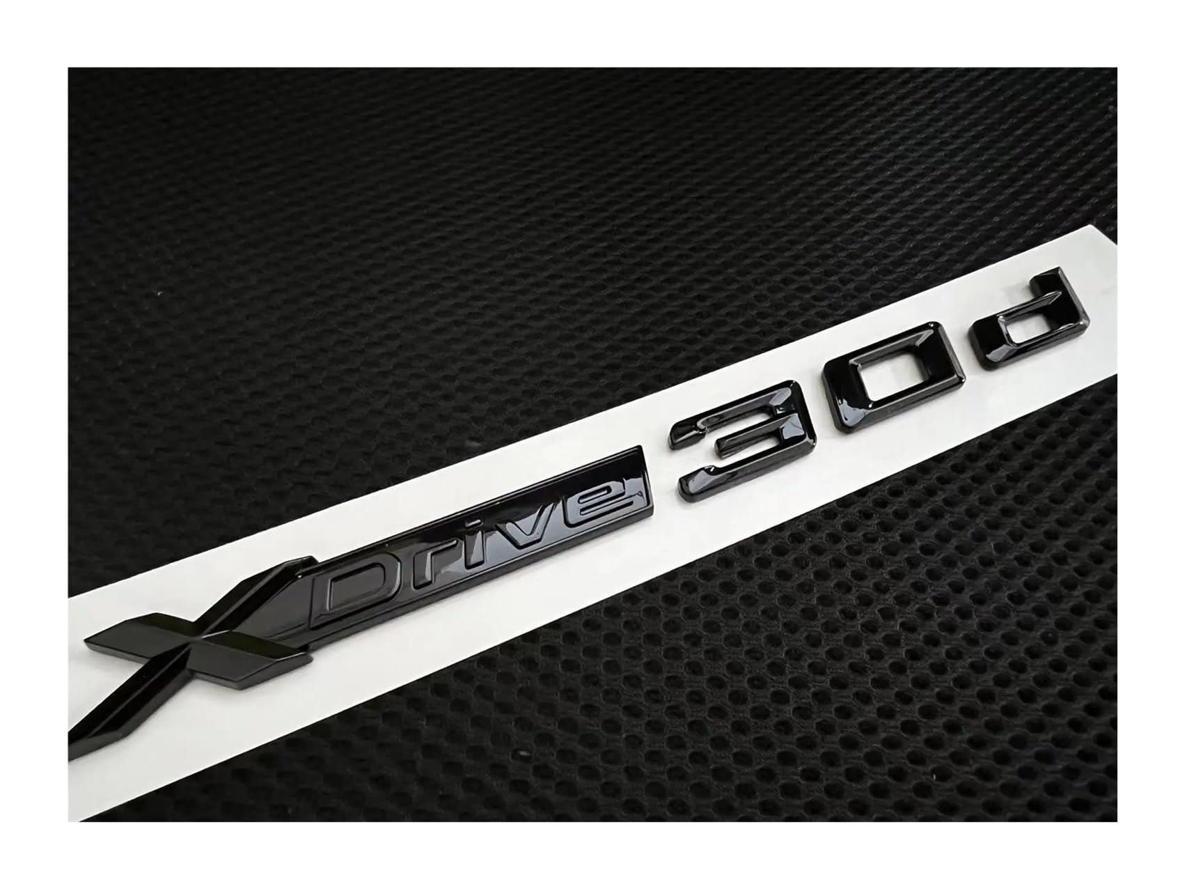 yzw6688 1X ABS glänzend schwarz Auto XDrive Emblem Zieraufkleber X Drive 18d 20d 25d 28d 30d 35d 40d 48d 50d 55d Kompatibel mit X1 X3 X5 X6 usw (Color : Xdrive 30d) von GerRit
