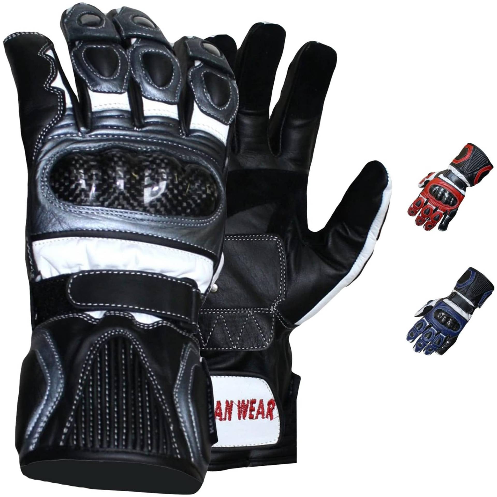 German Wear Motorradhandschuhe Motorrad Biker Handschue Lederhandschuhe in 3X Farben, Größe:12=XXXL, Farbe:Grau German Wear Motorradhandschuhe Motorrad Biker Handschue Lederhandschuhe in 3X Farben, Größe:12=XXXL, Farbe:Grau von German Wear