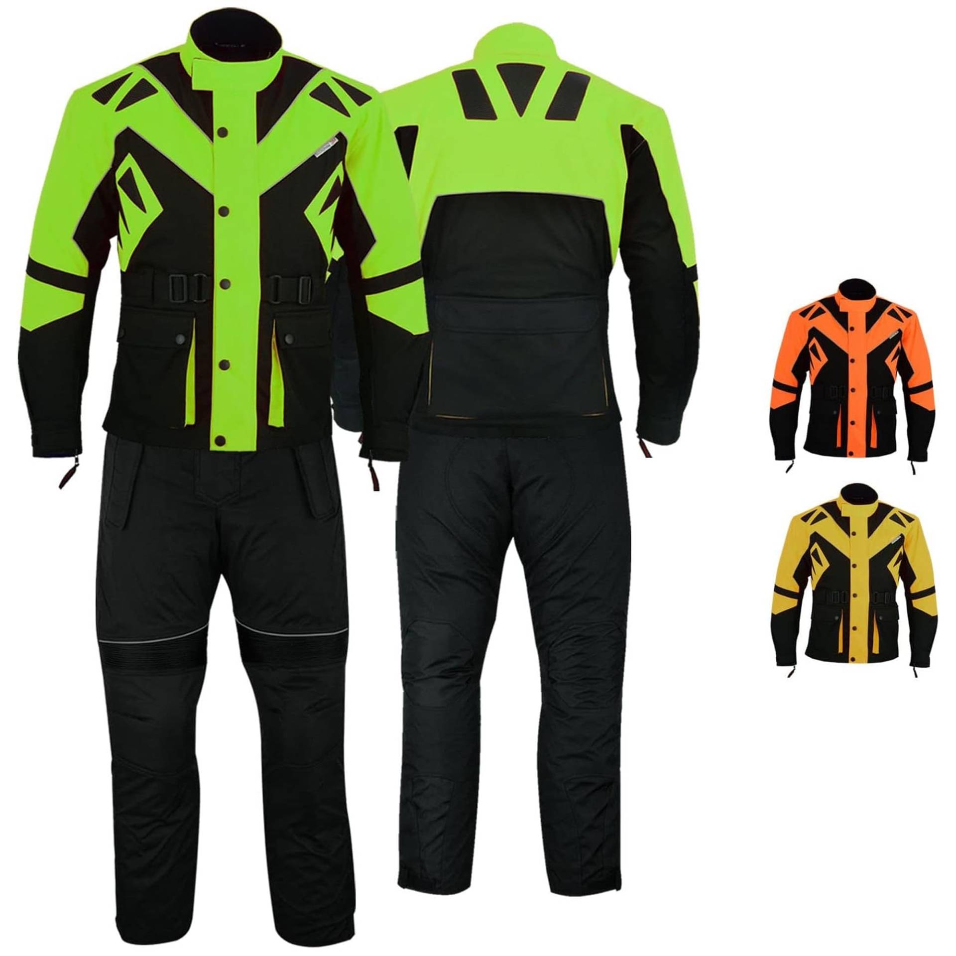 German Wear Motorradkombi Herren 2-teiler mit Protektoren Motorradanzug Textilien Motorradjacke & Motorradhose motorrad kleidung Grün - 50 German Wear Motorradkombi Herren 2-teiler mit Protektoren Motorradanzug Textilien Motorradjacke & Motorradhose motorrad kleidung Grün - 50 von German Wear