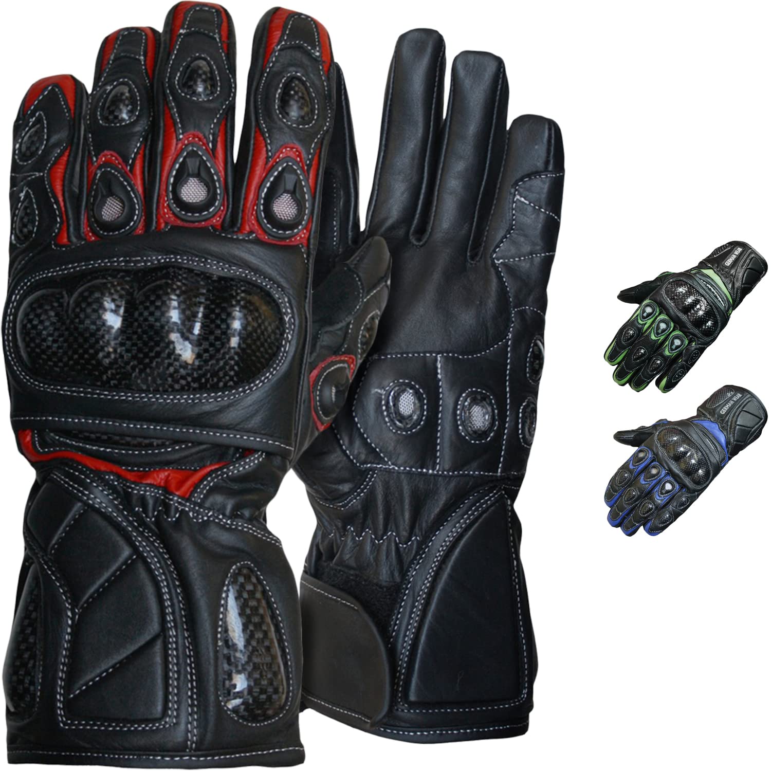 German Wear Motorradhandschuhe Motorrad Biker Handschuhe Lederhandschuhe, Größe:7=S, Farbe:Rot German Wear Motorradhandschuhe Motorrad Biker Handschuhe Lederhandschuhe, Größe:7=S, Farbe:Rot von German Wear