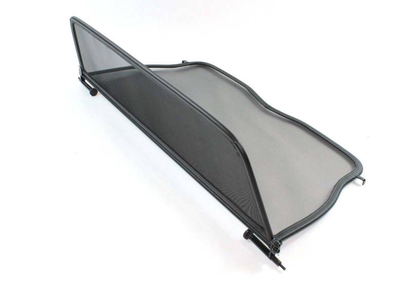 GermanTuningParts Windschott für BMW E30 (1988-1993) - Klappbar - mit Schnellverschluss - Schwarz | Windabweiser | Windblocker | Wind deflector von GermanTuningParts