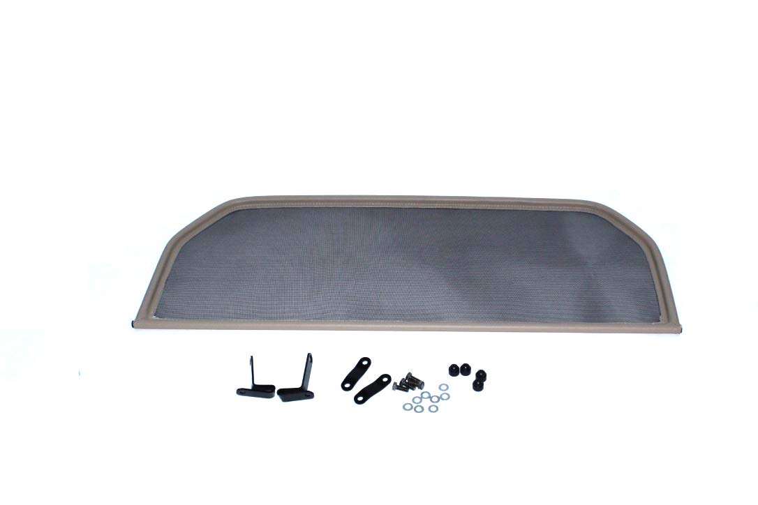 GermanTuningParts Windschott für FIAT Barchetta 1995-2005 - Schwarz | Windabweiser | Windblocker | Wind Deflector von GermanTuningParts