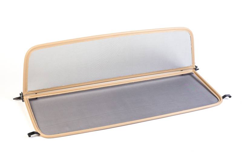 GermanTuningParts Windschott für Ford Mustang 5 (2005-2014) - Klappbar - mit Schnellverschluss - Beige | Windabweiser | Windblocker | Wind deflector von GermanTuningParts