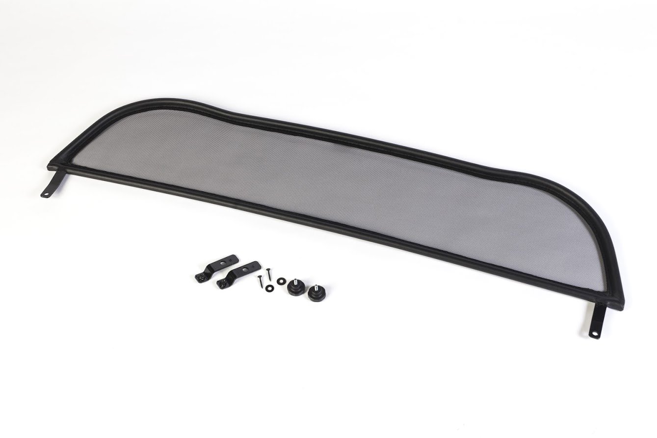 GermanTuningParts Windschott für Mercedes-Benz SLK-Klasse R170 1996-2004 - Schwarz | Windabweiser | Windblocker | Wind Deflector von GermanTuningParts