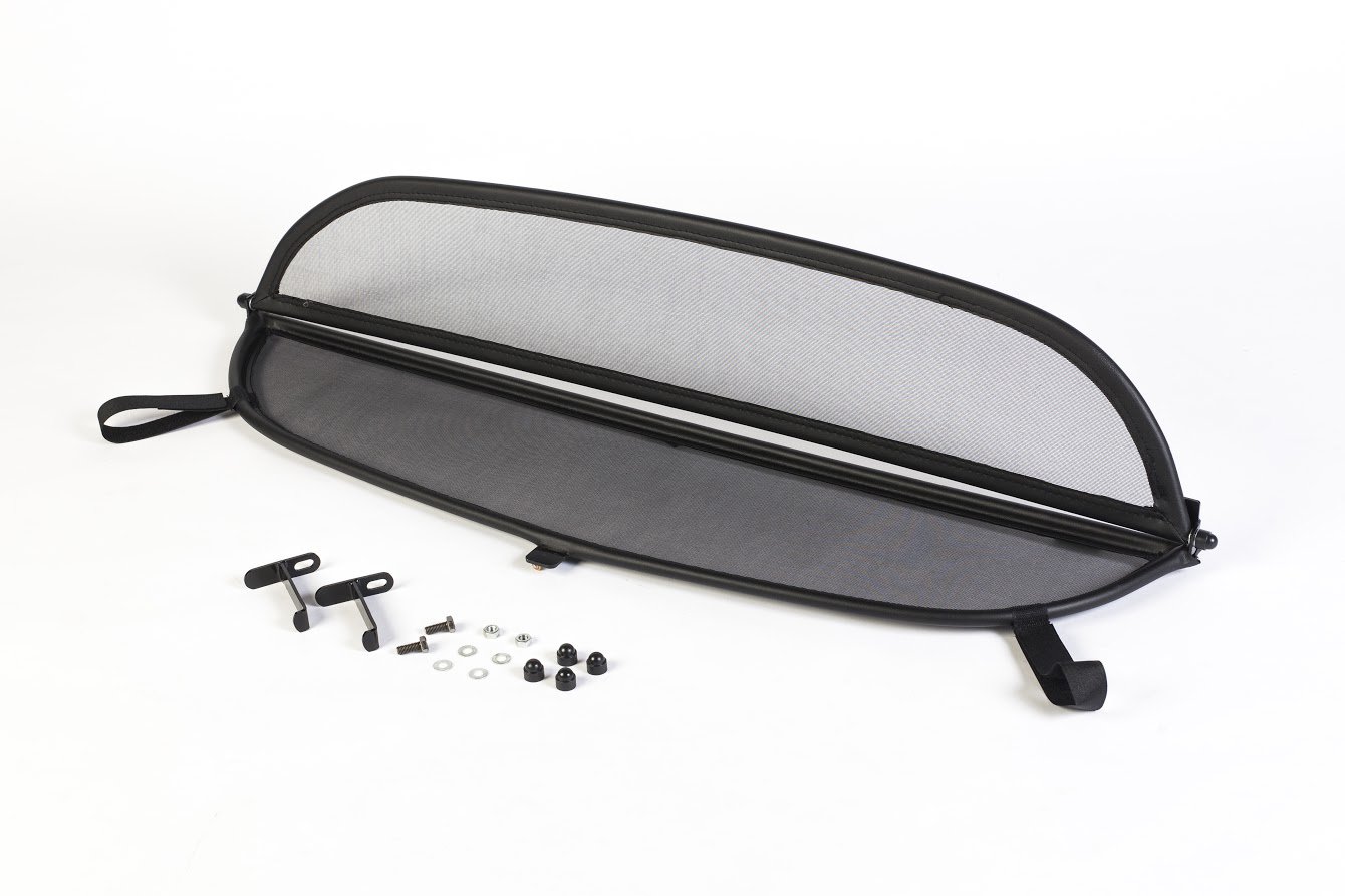 GermanTuningParts Windschott für Mercedes SL R230 2001-2011 - Klappbar - Schwarz | Windabweiser | Windblocker | Wind Deflector von GermanTuningParts