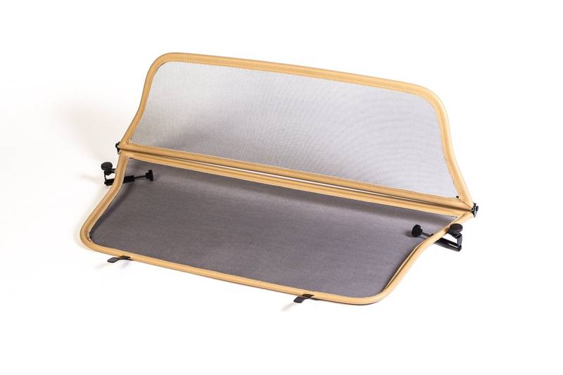 GermanTuningParts Windschott für Saab 900 Classic (1986-1993) - Klappbar - mit Schnellverschluss - Beige | Windabweiser | Windblocker | Wind deflector von GermanTuningParts