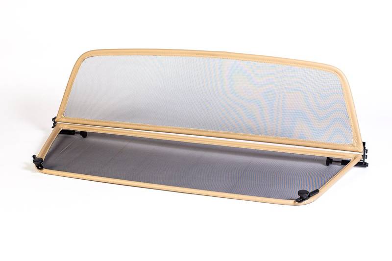 GermanTuningParts Windschott für VW Beetle 5C7 (ab 2012) - Klappbar - mit Schnellverschluss - Beige | Windabweiser | Windblocker | Wind deflector von GermanTuningParts