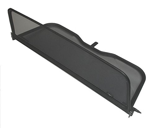 GermanTuningParts Windschott für Volkswagen New Beetle Cabriolet 2003-2012 - Klappbar - mit Schnellverschluss – Schwarz | Windabweiser | Windblocker | Wind Deflector von GermanTuningParts