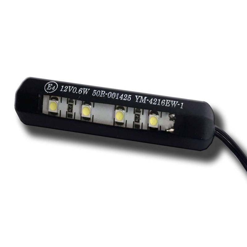 Germany Motorsports LED Mini Micro Kennzeichen Nummernschild Beleuchtung Leuchte Lampe e-geprüft für Motorrad, Roller, Quad (X5) von Germany Motorsports