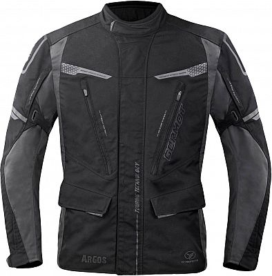 Germot Argos, Textiljacke wasserdicht - Schwarz/Grau - M von Germot