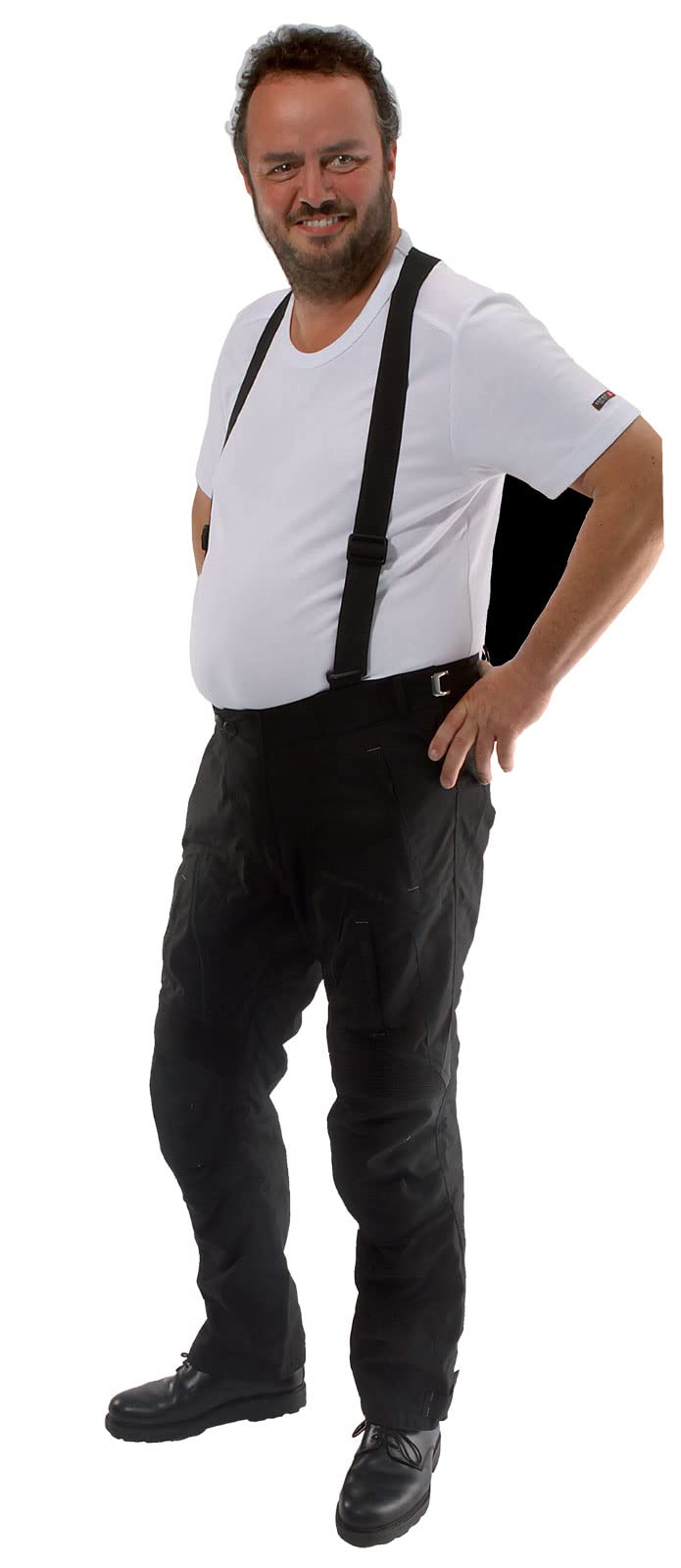 Germot Bauchhose Flex Pro Motorradhose wasserdicht Bund verstellbar Protektoren, Kurz-8XL Germot Bauchhose Flex Pro Motorradhose wasserdicht Bund verstellbar Protektoren, Kurz-8XL von Germot