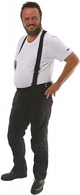 Germot Flex Pro, Textil-Bauchhose wasserdicht - Schwarz - Kurz 5XL von Germot