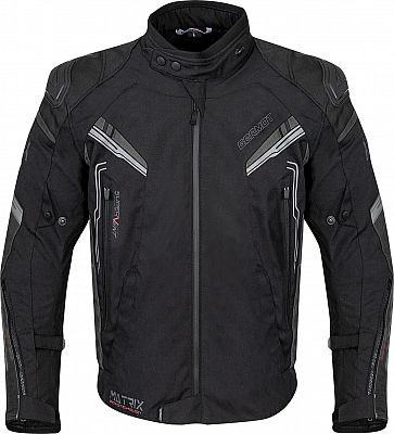 Germot Matrix, Textiljacke wasserdicht - Schwarz/Grau/Hellgrau - 3XL von Germot