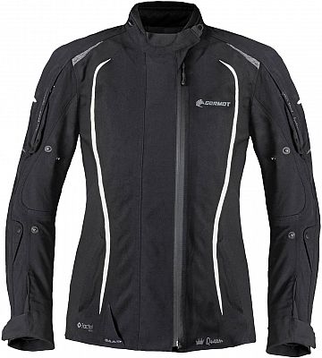 Germot MotoQueen, Textiljacke wasserdicht Damen - Schwarz/Weiß - 36 von Germot