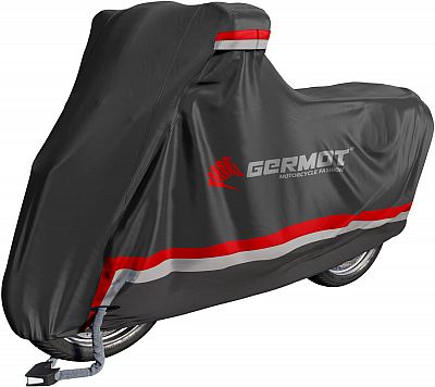 Germot Premium, Abdeckplane - Schwarz/Grau/Rot - S von Germot