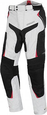 Germot X-Air Evo Pro, Textilhose wasserdicht Damen - Hellgrau/Schwarz/Rot - 42 von Germot