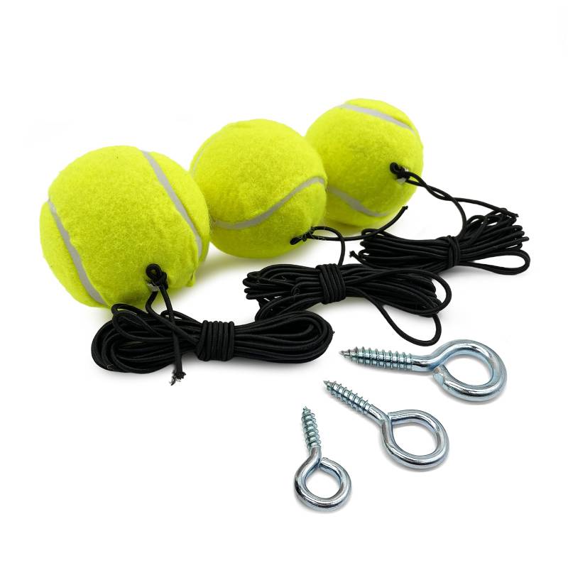 Gespann Garage Parken Leitfaden, Garage Parken Bälle 3Packs, Garage Parken Leitfaden Tennisball, Auto Stopper auf einem String Parken 3m lang, Sichtbar Weich und Leicht Versenkbare Parkbälle von Gespann