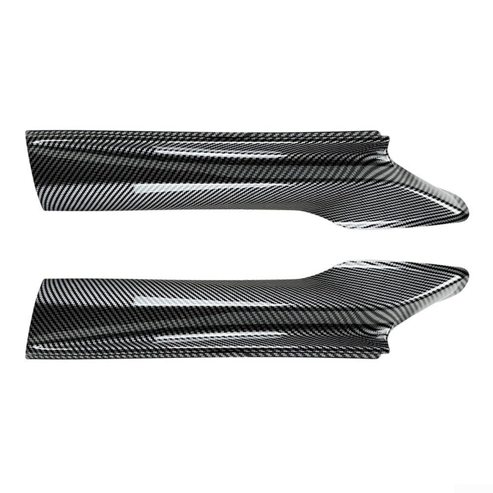 Stoßstangen-Seitenspoiler, für BMW 5er-Serie F10 F11 mit M Sport Frontstoßstange Spoiler Lippe Splitter Verkleidung (Carbon-Optik) von Getdoublerich