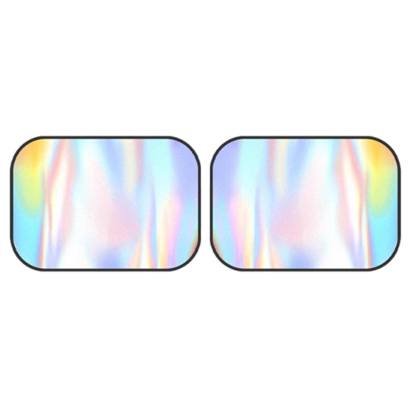 Autofenster Sonnenschutz - 2X Sonnenabdeckungen Für Fahrzeuge,Innenraum-Sonnenschutzabdeckung Für Parken, Camping, Reisen & Fahrten Im Auto, Wohnmobil Und LKW von Geteawily