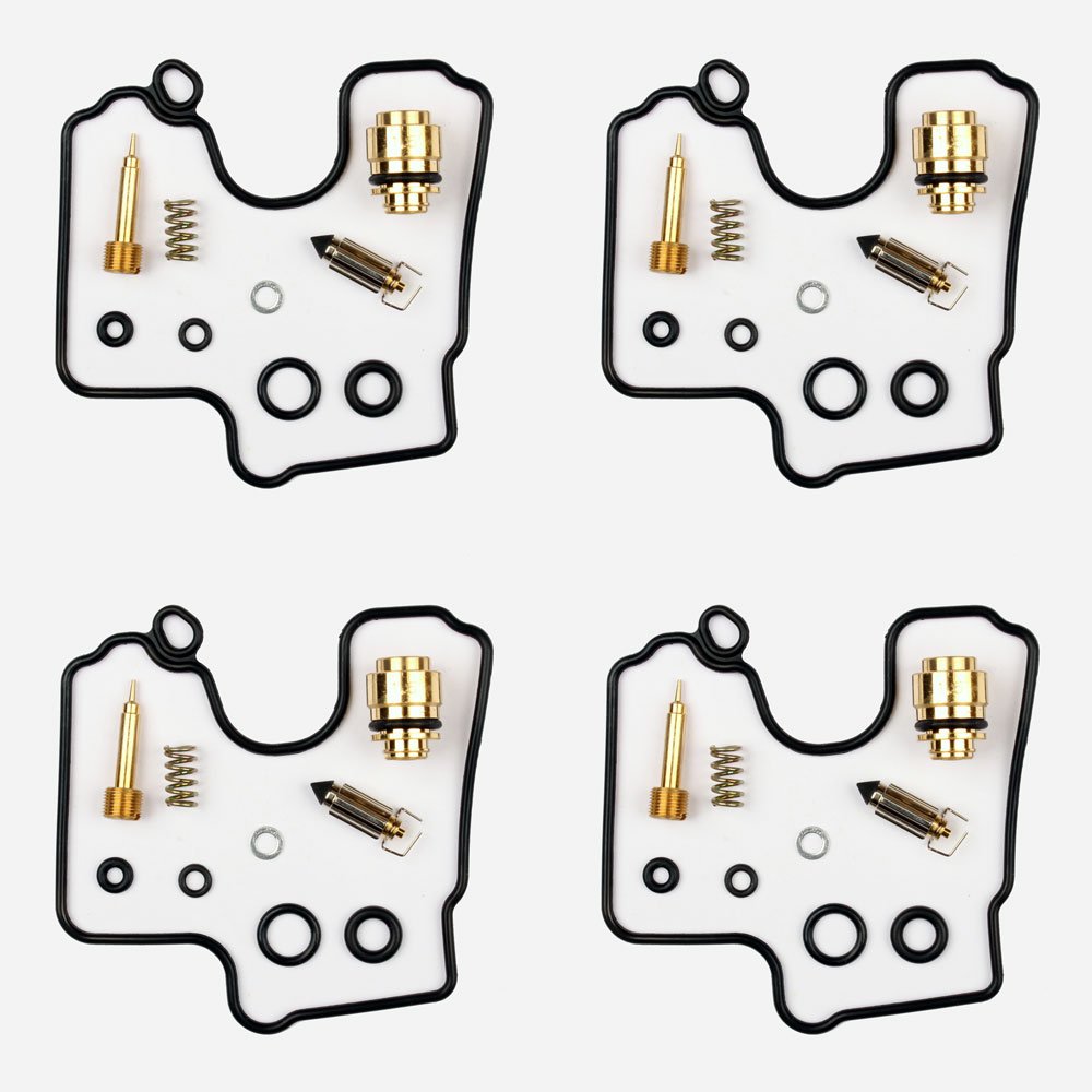 4x Vergaser Reparatursatz Dichtung Kit passend für Kawa ZX 6R 600 G J H Ninja 4x Vergaser Reparatursatz Dichtung Kit passend für Kawa ZX 6R 600 G J H Ninja von Getor