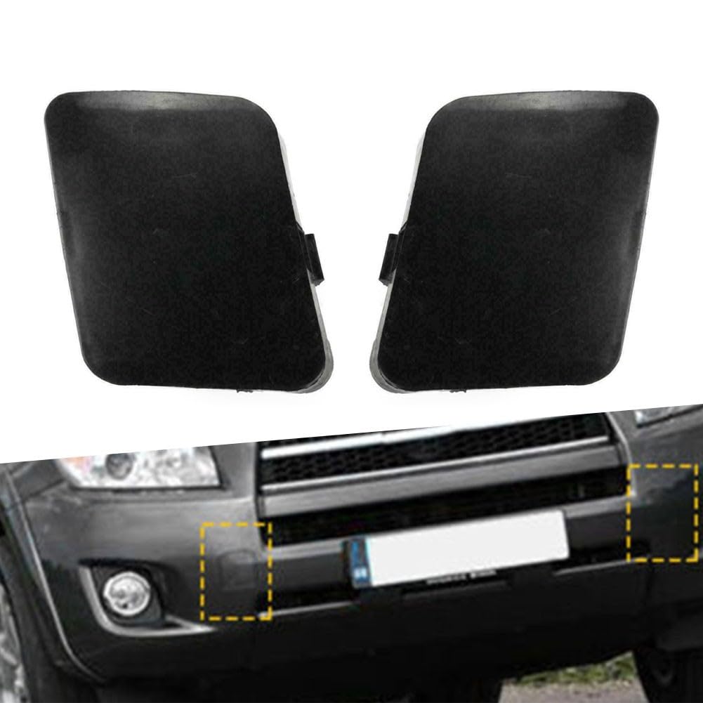 2 Stück Abschlepphaken-Abdeckung für Toyota RAV4 2006 2007 2008 Frontstoßstange 2 Stück Abschlepphaken-Abdeckung für Toyota RAV4 2006 2007 2008 Frontstoßstange von Gettimore