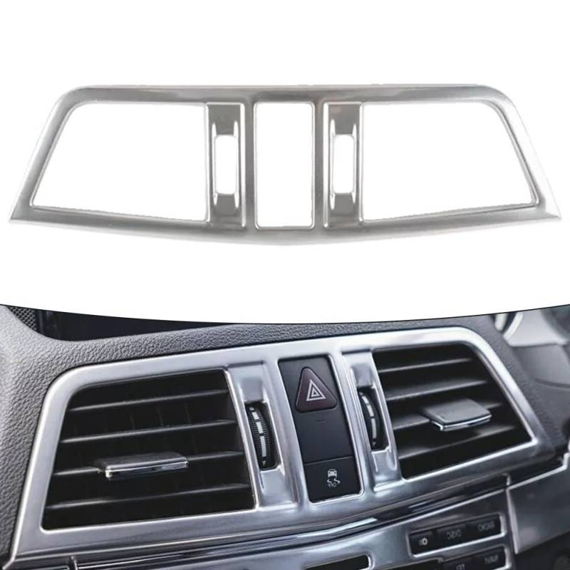 Anspruchsvolle mattes Silber-Finish auf einer Basis Auto Mittelkonsole Trimmlösung für 2009 2013 für Mercedes Benz E-Klasse Coupe W207 C207 von Gettimore