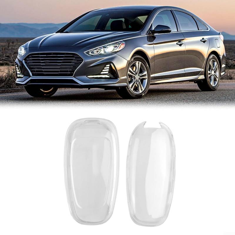 Für Hyundai-Fernbedienung für Smart-Schlüsselgehäuse für Santa Fe, Sonata und Tucson Material (transparent) von Gettimore